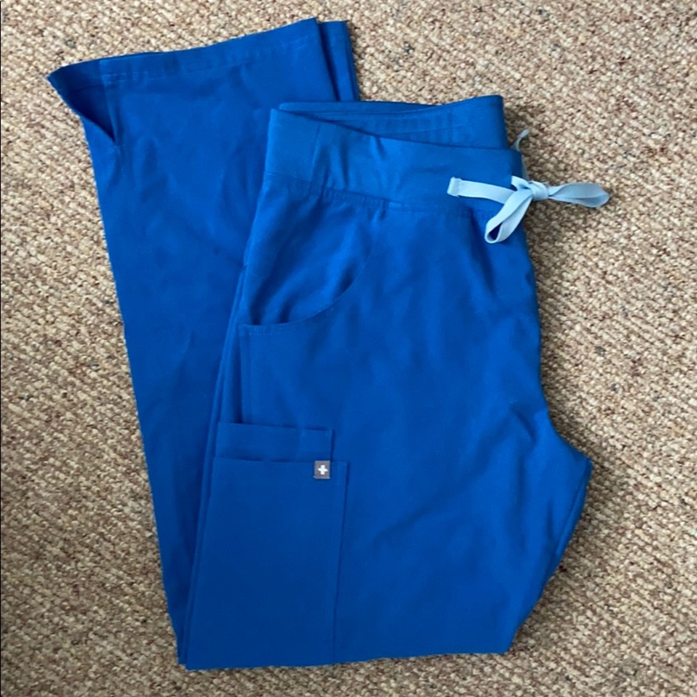 Figs Blue Kade cargo pants MEDIUM PETITE